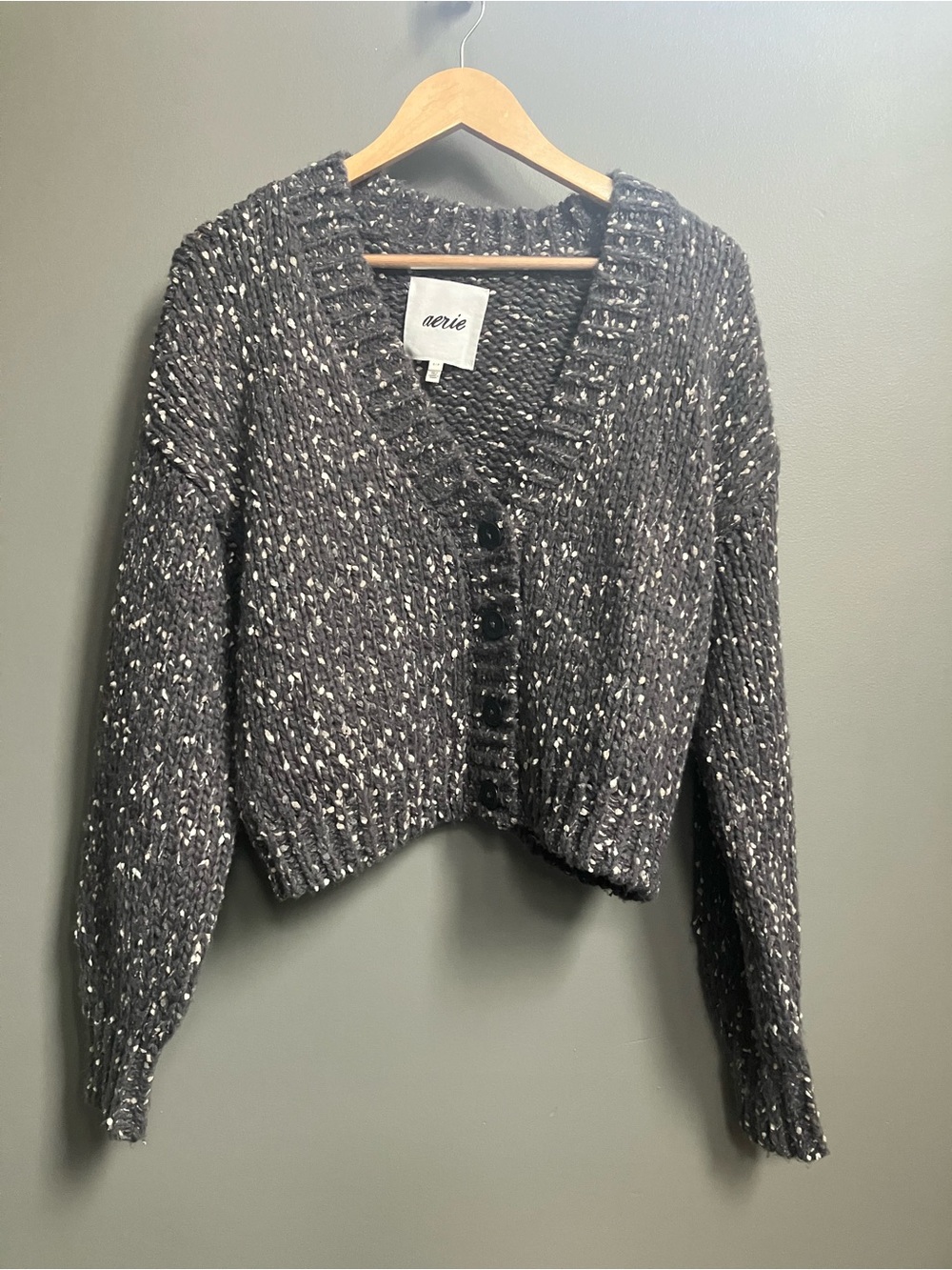 Aerie Confetti Cardigan Sweater